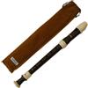AULOS 104A FLAUTO DOLCE SOPRANO DITEGGIATURA TEDESCA 3 PARTI MARRONE