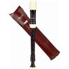 AULOS 507B SYMPHONY FLAUTO SOPRANINO DITEGGIATURA BAROCCA 3 PARTI MARRONE SCURO
