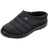 BOTCAM Pantofole invernali da donna, impermeabili, chiuse, invernali, comode, invernali, super calde, antiscivolo, per esterni, in memory foam, in feltro