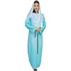 Munweiyu Costume da Vergine Maria, da donna, per adulti, con vestito, abbigliamento biblico, foulard, cintura, abito con cappuccio, per giochi di presepe, Natale, Halloween, cosplay, costume pasquale