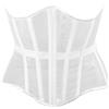 MODSGUE Corsetto sottoseno nero da donna sottoseno tinta unita confortevole Corset Top Gothic Corsage Donna Sexy Corsetto Invernale Nero Corsetto Bianco