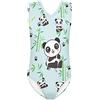 Kuiaobaty Costume da bagno estivo per bambina, costume intero per spiaggia, piscina, costume da bagno per bambini