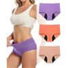 Gladbecke Mutande Mestruali Donna Cotone Flusso Abbondante Mestruale M | 4 Strati Lavabili, Assorbenti Slip, Adatte a Donne, Adolescenti e Post Parto Protettive, Ciclo Mestruale Vita Alta, XS-4XL