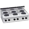 Bertos Cucina elettrica 6 piastre tonde da banco - Da banco / Berto's / Tonda Ø220mm / E7P6B / 18723000 / Rif. 110292