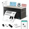 ORGBRO Z1 Stampante Etichette Spedizione Bluetooth 4x6 Stampante Termica | per Etichette Adesive DHL Etichettatrice per Piccole Imprese Label Printer Compatibile con Amazon, Shopify