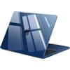 EooCoo Custodia per MacBook Air 13,6 Pollici M5 M4 M3 M2 Mezzanotte | Lucida Cristallina Cover per MacBook Air 13,6" Rigida 2022-2026, Mostra Colore Originale, Policarbonato, Facile da Montare