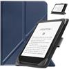 HGWALP Custodia universale per 6.8-7 pollici eReaders, sottile PU Custodia Cover con supporto compatibile con 6.8 pollici 7 pollici Kindle Paperwhite/Kobo/Voyaga/Lenovo/Sony eReaders-Navy