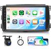 Rimoody 4G+64G Android Autoradio per Mercedes Benz Smart Fortwo 2005-2010 | Carplay Wireless Android Auto 9 Touchscreen Mirror Link Navi GPS Bluetooth WiFi/FM/RDS/EQ Controllo del Volante Retrocamera