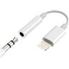 HOYULLI Adattatore da Lightning a 3,5 mm per cuffie Aux, cavo audio jack per iPhone 14, 13, 12 Pro Max, per Apple iPad, connettore splitter, cavo audio stereo, accessorio per cellulare, dongle, cuffie, musica