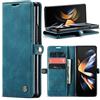 Phernykas Custodia Portafoglio Libro RFID per Samsung Galaxy Z Fold 4 | Flip Book Cover in pelle PU, Porta Carte, Protezione Astuccio, Telefono Libretto Case per Samsung Galaxy Fold 4, Blu