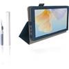 Generic Custodia per tablet AGM PAD T1 da 11 pollici Android 14, cover leggera con supporto pieghevole e penna per la pulizia degli auricolari, blu scuro