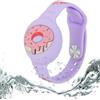 Dingfeiyu Bambini Braccialetto per Apple AirTag Impermeabile, Anti-smarrimento e Anti-graffio GPS Custodia Cover Holder, Adolescenti, Anziani