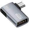 Sunmeit Cavo adattatore OTG 4K con alimentazione Micro-USB A USB con design ad angolo. Adatto per tablet, TV (destra)