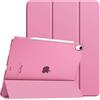 TiMOVO Cover per iPad Air 13 Pollici (M4/M3/M2), Rosa Fondente | Custodia Sottile Con Supporto, Supporta Touch ID, Auto Sveglia/Sonno, Retro Traslucido