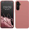 kwmobile Cover per Samsung Galaxy A55 5G Custodia - Back Case per Smartphone in Silicone TPU - Protezione Gommata - rosa invernale