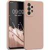kwmobile Cover per Samsung Galaxy A33 5G Custodia - Back Case per Smartphone in Silicone TPU - Protezione Gommata - rosa antico