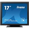 iiyama ProLite T1731SR-B5 - LED monitor - 17' - touchscreen - 1280 x 1024 - TN - 250 cd/m² - 1000:1 - 5 ms - HDMI, VGA, DisplayPort - speakers - matte black