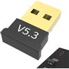 Generico Dongle USB adattatore wireless 5.3 - Ricevitore trasmettitore audio | Adattatore Audio USB Wireless 5.3 Ad Alta Velocità Con Doppia Funzionalità Di Trasmettitore E Ricevitore, Motore Per Computer