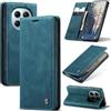 Phernykas Custodia Portafoglio Libro RFID per Xiaomi Redmi Note 15 5G | Flip Book Cover in pelle PU, Porta Carte, Protezione Astuccio, Telefono Libretto Case per Redmi Note 15 5G, Blu-verde