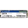 Timetec SSD 3D NAND TLC SATA III 6Gb/s M.2 2280 NGFF 64TBW Read Speed Up to 520MB/s SLC Cache Performance Boost Internal Solid State Drive for PC Computer Laptop and Desktop (256GB)