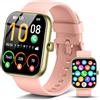 Kuizil 2026 Nuovo Smartwatch Uomo Donna, 100+ Sportive Fitness Tracker con Sonno Contapassi Cardiofrequenzimetro, 1.96 Smartwatch con Effettua/Risposta Chiamate, Impermeabil IP68 Smart Watch per Android/iOS