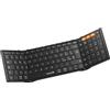 ProtoArc Tastiera Wireless Pieghevole, XK01 Tastiera Bluetooth Layout Italiana Portatile Viaggio per Android Windows iOS iPad PC Telefono Smartphone Tablet Laptop PC - Nero