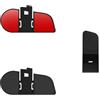 Fodsports Kit di fissaggio FX7, cablato, per intercom Moto FX7, nero