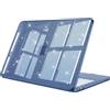 FINTIE Cover Compatibile con MacBook Neo 13 Pollici A3404 (A18 Pro, 2026) | Ultra Sottile Trasparente Custodia Rigida Protettivo Guscio Rigido Case per MacBook Neo 13, Glittering Indaco