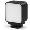 TNSLAND Mini Luce Video LED Magnetica, 20 g, per DJI Osmo Pocket 3 e Action Camera | 20 g, 3 temperature colore, 2 livelli di luminosità, batteria 500mAh, USB-C, luce di riempimento LED per vlog e selfie