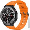 CHULN Cinturino in Morbido Silicone Compatibile con Amazfit T-Rex 3, Ajustable Sportivo Cinturino di Ricambio per Amazfit T-Rex 3.(No host)