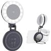 SMALLRIG M2 Luce Magnetica per Selfie e Ring Light per Smartphone - 6277 | Luce LED portatile a 360° (2700K-6500K, CRI92) con specchio e supporto, batteria da 800 mAh, ideale per video, fotografia