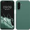 kwmobile Cover per Samsung Galaxy A17 4G / 5G Custodia - Back Case per Smartphone in Silicone TPU - Protezione Gommata - verde militare