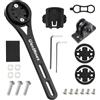 Wenbones Supporto Integrato Ciclocomputer, Supporto Computer da Manubrio Lega Alluminio, Supporto per Computer da Ciclismo per Bici per Garmin Edge, Wahoo, Cateye, Bryton, GoPro
