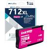 LCL Compatibile 712 712XL Magenta da 29ml Cartuccia d'inchiostro (1-Pack) | Alta capacità Sostituzione per HP 712 3ED68A DesignJet T650,T630,T250,T230 & Studio Large Format Plotter Printers