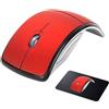 Generic Mouse USB Wireless - Ergonomico Lusso 2.4G Pieghevole Mouse Wirelless