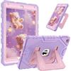 FINTIE Cover per iPad 9,7 Pollici 6a Gen 2018 & 5a Gen 2017 & iPad Air 2 | Antiurto Robusta Custodia Protettiva Cover con Supporto Integrato, Lila