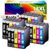 Koala 18XL Cartuccia d'inchiostro Compatibili per Epson 18 XL 18XL T1811-T1814 per Expression Home XP-102 XP-202 XP-305 XP-405 XP-205 XP-302 XP-402 XP-415 XP-412 XP-315 XP-312 (Pacco din 20)