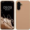 kwmobile Cover per Samsung Galaxy A56 5G Custodia - Back Case per Smartphone in Silicone TPU - Protezione Gommata - color cappuccino