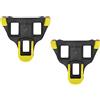 HUIOP Pedali da Ciclismo con Bloccaggio Automatico e Tacchette, 6 Gradi | Realizzato in resistente plastica ABS, gomma per evitare scivolamenti, compatibile con scarpe SPD-SL