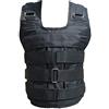 Baluue Gilet Pesi per Allenamento, Regolabile, Traspirante, Nero | Tessuto a Rete e Cotone, Taglia Unica, per Torso e Piastre, Uso Forza e Condizionamento