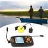 TianfuSpanda Ecoscandaglio portatile portatile con display LCD, sensore sonar, ecoscandaglio per pesci, per kayak, lago