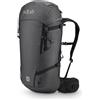 Rab Zaino Ascendor, Nero , 35 litri (lunghezza posteriore - media) | Zaino leggero e resistente, per arrampicata e alpinismo