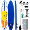 FunWater SUP Tavola gonfiabile con pinne,guinzaglio di sicurezza, pompa a mano, pagaia,zaino Sup,per adulti e ragazzi di tutti i livelli