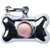 United Pets Porta Sacchetti Igienici Bon Ton Nano Silver con Doppio Anello