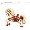 Pannolenci Stampato Cavallo Natalizio