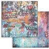 Carta Scrap Furry Friends 2 graffiti e fiori Stamperia