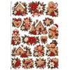 Carta di riso Poinsettia e Ginger