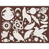 Art Paper Shapes laser cut - Cosmos