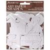 Art Paper Shapes laser cut - Furry Friends 2