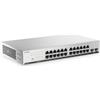 ZYXEL Switch 24 Porte Gigabit | Smart Managed Ethernet | GS1915-26v2 | 24x Porte GbE + 2x Porte SFP Uplink, Senza Ventola, NebulaFlex, VLAN, QoS, Kit Parete e Rack